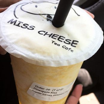 Miss Cheese Tea Cafe - Pineapple Kiss - Bubble Tea Near Me - Pasadena, California Miss Cheese Tea Cafe - Pineapple Kiss - Bubble Tea Near Me - Pasadena, California