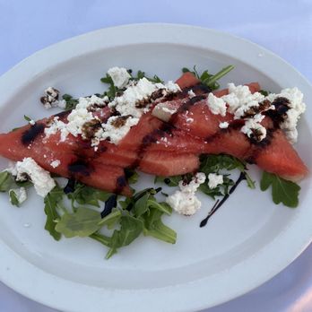 Santorini - Watermelon Feta Salad - Mediterranean Near Me - Wildwood, New Jersey Santorini - Watermelon Feta Salad - Mediterranean Near Me - Wildwood, New Jersey
