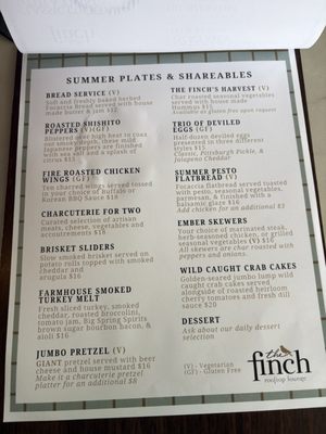 Menu photo 7 The Finch Pittsburgh, PA Menu photo 7 The Finch Pittsburgh, PA