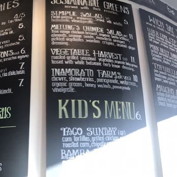 Rabano - Wall menu. - Juice Bars & Smoothies Near Me - Hermosa Beach, California