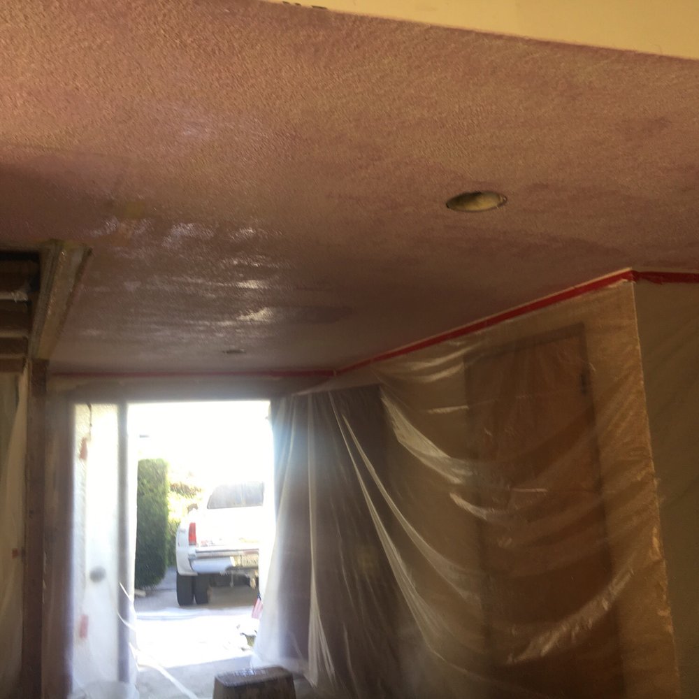Patchwork's Plastering  & Patching Specialists - Entry Way before - Stucco Services Near Me