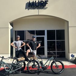 Me and my bud on our new Murf bikes!!
