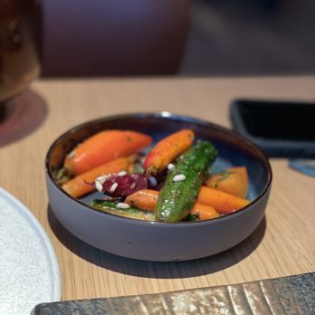 Bacan - Side of veggies- carrots, baby zucchini and beets - Cocktail Bars Near Me - Orlando, Florida