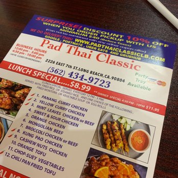 Pad Thai Classic - Thai Near Me - Long Beach, California Pad Thai Classic - Thai Near Me - Long Beach, California