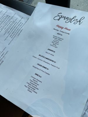 Menu photo 1 Spanglish Bar & Restaurant Bronx, NY