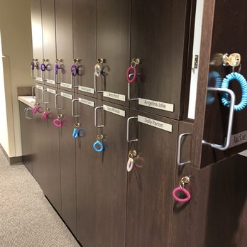 Solis Mammography - Lockers for your personal items. Great iconic names to choose from. Nice touch! - Diagnostic Imaging Near Me - Chandler, Arizona