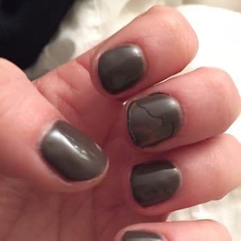 Princess Nails - Middle finger, hours later. - Nail Salons Near Me - Springfield, Pennsylvania