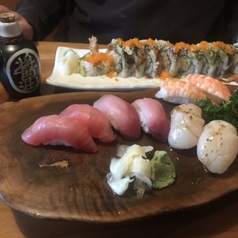 Makoto Japanese Restaurant - Part of our order, Dragon Roll and Sushi. All super fresh! - Japanese Near Me - Eugene, Oregon Makoto Japanese Restaurant - Part of our order, Dragon Roll and Sushi. All super fresh! - Japanese Near Me - Eugene, Oregon