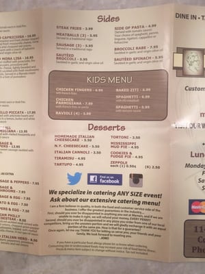 Menu photo 6 Mema's Commack, NY