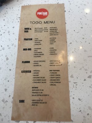 Menu photo 7 Poké Bar Johns Creek, GA