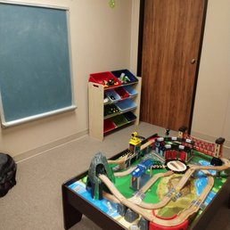 Children's play area in the barbershop