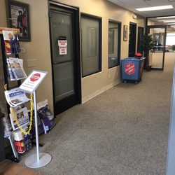 Salvation Army Church - Social Service Office - Friday, April 19, 2019: inside hallway.