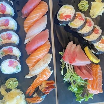 Sushi & Bowls - This also comes with miso soup and a salad - Sushi Bars Near Me - Kirkland, Washington