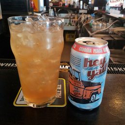 Georgia Peach hard iced tea (vodka)