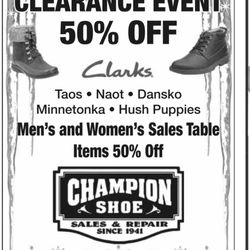 Champion Shoe Sales & Repair