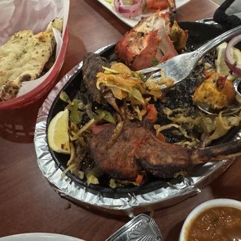 Baileys Tandoori Grill - The underneath vegetables way better than the meat - Indian Near Me - Lafayette, Louisiana