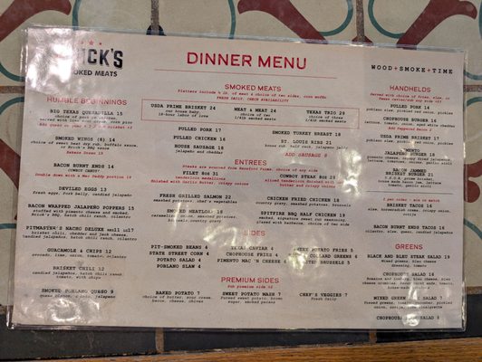 Menu photo 2 Brick's Smoked Meats Sarasota, FL Menu photo 2 Brick's Smoked Meats Sarasota, FL