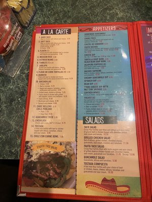 Menu photo 3 Maya Mexican Restaurant Homewood, AL