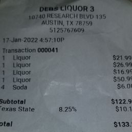 That bill...what can I say, my gang and I like the good stuff :)
