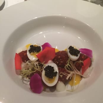 Opus Restaurant - Tuna tartare - Wine Bars Near Me - Toronto, Ontario