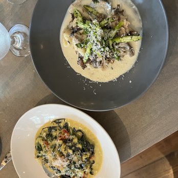 Bella Trattoria - Squid ink pasta and rabbit gnocci HALF dishes - Italian Near Me - Spring City, Pennsylvania