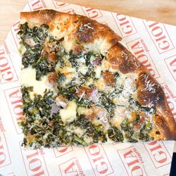 Gioia Pizzeria - Julian - House-made Calabrese Sausage, Lacinato Kale, Red Onion, Chili Flakes, Garlic, Mozzarella, Pecorino