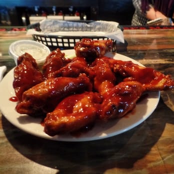 Dew Drop Inn - The JDD BBQ Wings.  My second favorite after the Cajun BBQ. - Bars Near Me - Derby, Connecticut