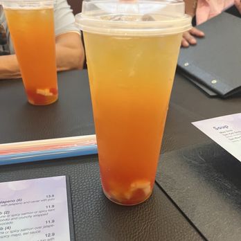 Fukuda Sushi - Passion Fruit Tea - Sushi Bars Near Me - Forest Hills, New York