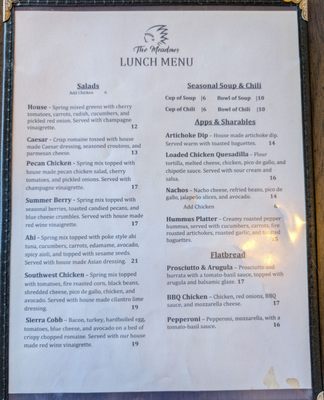 Menu photo 1 Graeagle Meadows Clubhouse Restaurant Graeagle, CA Menu photo 1 Graeagle Meadows Clubhouse Restaurant Graeagle, CA