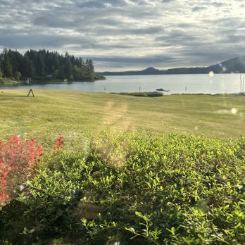 Salmon House Restauraunt - Lovely view of Lake Quinault from the restaurant - Seafood Near Me - Quinault, Washington