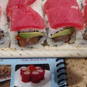 SORA SUSHI - Cherry Blossom Roll, advertised vs. reality. - Sushi Bars Near Me - Redmond, Oregon