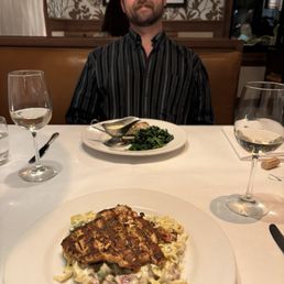 Blackened Chicken Alfredo (Special) Grouper Blackened Chicken Alfredo (Special) Grouper
