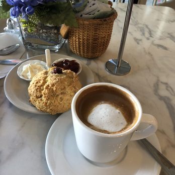 Beth's Bakery & Cafe - Raspberry scone and latte - Bakeries Near Me - Sandwich, Massachusetts Beth's Bakery & Cafe - Raspberry scone and latte - Bakeries Near Me - Sandwich, Massachusetts
