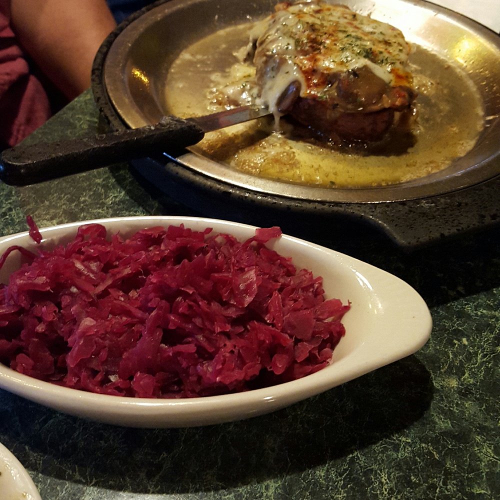 Bavarian Inn - Steak and cabbage. - German Near Me - Lena, Wisconsin Bavarian Inn - Steak and cabbage. - German Near Me - Lena, Wisconsin