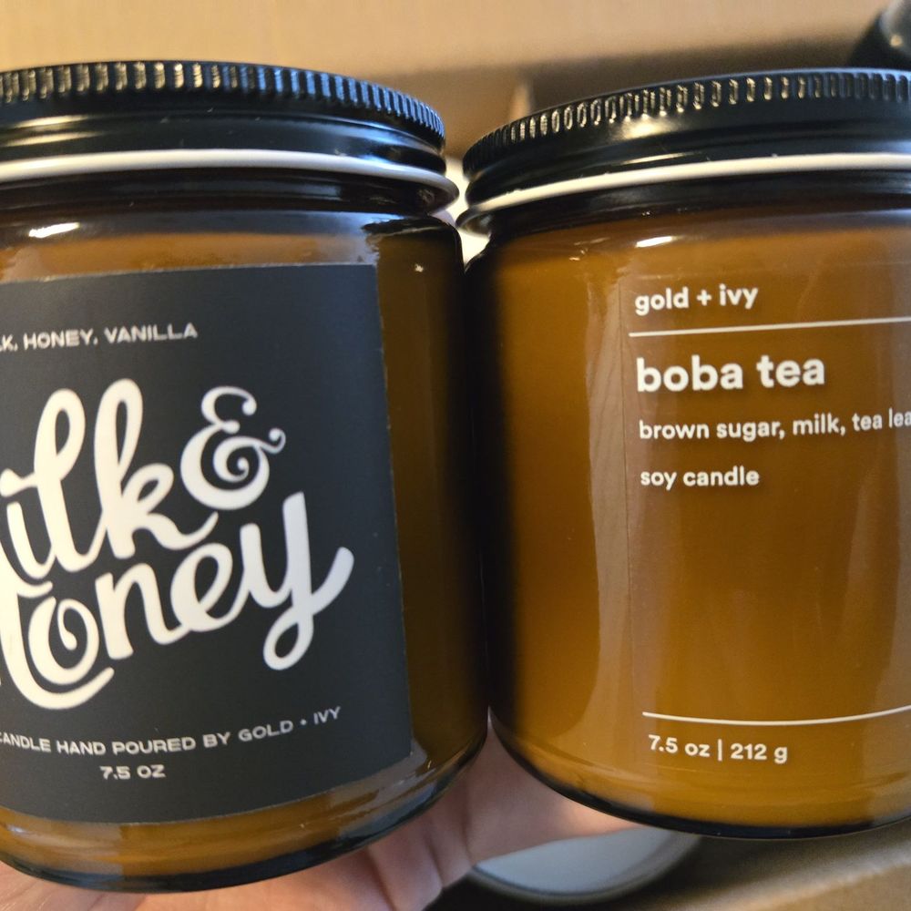 Gold Ivy - Two single-wick 7.5 ounce jar candles - Candle Stores Near Me - Nashville, Tennessee Gold Ivy - Two single-wick 7.5 ounce jar candles - Candle Stores Near Me - Nashville, Tennessee