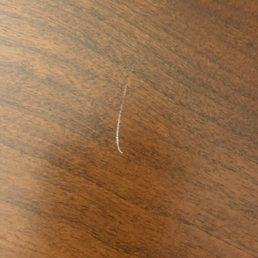 Scratch in coffee table Scratch in coffee table