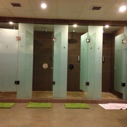 Nice clean rain showers with soap.