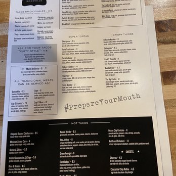 Taco Bamba - Menu - Tacos Near Me - Rockville, Maryland Taco Bamba - Menu - Tacos Near Me - Rockville, Maryland
