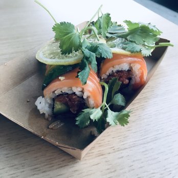 Tong Sake House - Lemon Cilantro Roll - Korean Near Me - Poway, California