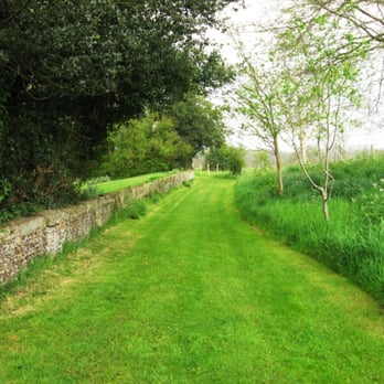 Greatham Church - The grassy lane to the church - Churches Near Me - Pulborough, WSX