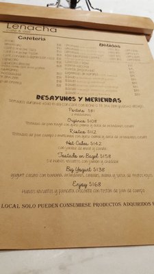 Menu photo 4 Lenacha Buenos Aires, C
