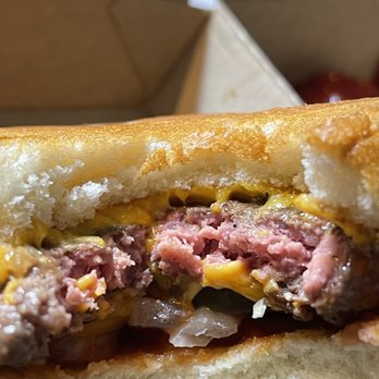 McDonald's - Raw quarter pounder. - Fast Food Near Me - San Rafael, California McDonald's - Raw quarter pounder. - Fast Food Near Me - San Rafael, California