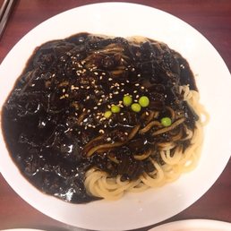Korean black bean noodles Korean black bean noodles