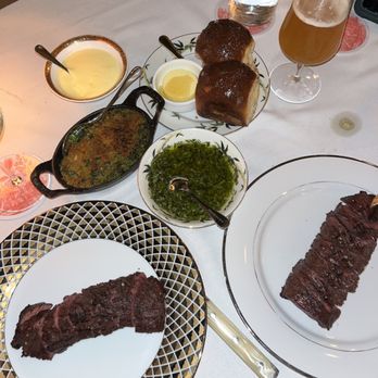 Sunny's Steakhouse - Steak creamed spinach rolls and sauces - Cocktail Bars Near Me - Miami, Florida