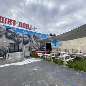 The Compound by Dirt Dog - Outside - Hot Dogs Near Me - Commerce, California The Compound by Dirt Dog - Outside - Hot Dogs Near Me - Commerce, California