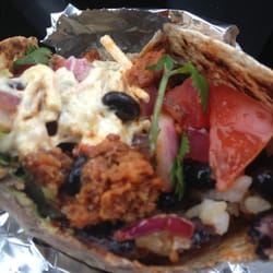 GYPSYtrunk Vegan Food Cart & Catering - Gypsy burrito with chipotle field roast. YUM!