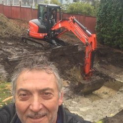 ORCA Pool and Spa Service - A new in ground pool being excavated.