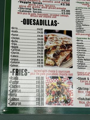 Menu photo 1 El Tacote Tacos Encino, CA