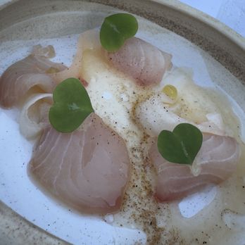 Bohemian Bistro - Yellowtail Crudo - French Near Me - Occidental, California Bohemian Bistro - Yellowtail Crudo - French Near Me - Occidental, California