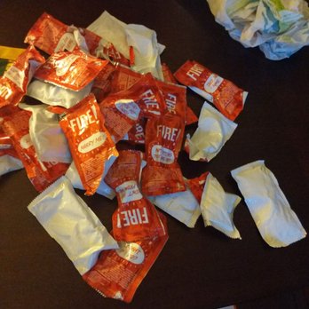 Taco Bell - The amount of fire sauce we had left over four four burritos and six tacos. Managers may want to talk to your employees about this. - Fast Food Near Me - Gilbert, Arizona Taco Bell - The amount of fire sauce we had left over four four burritos and six tacos. Managers may want to talk to your employees about this. - Fast Food Near Me - Gilbert, Arizona